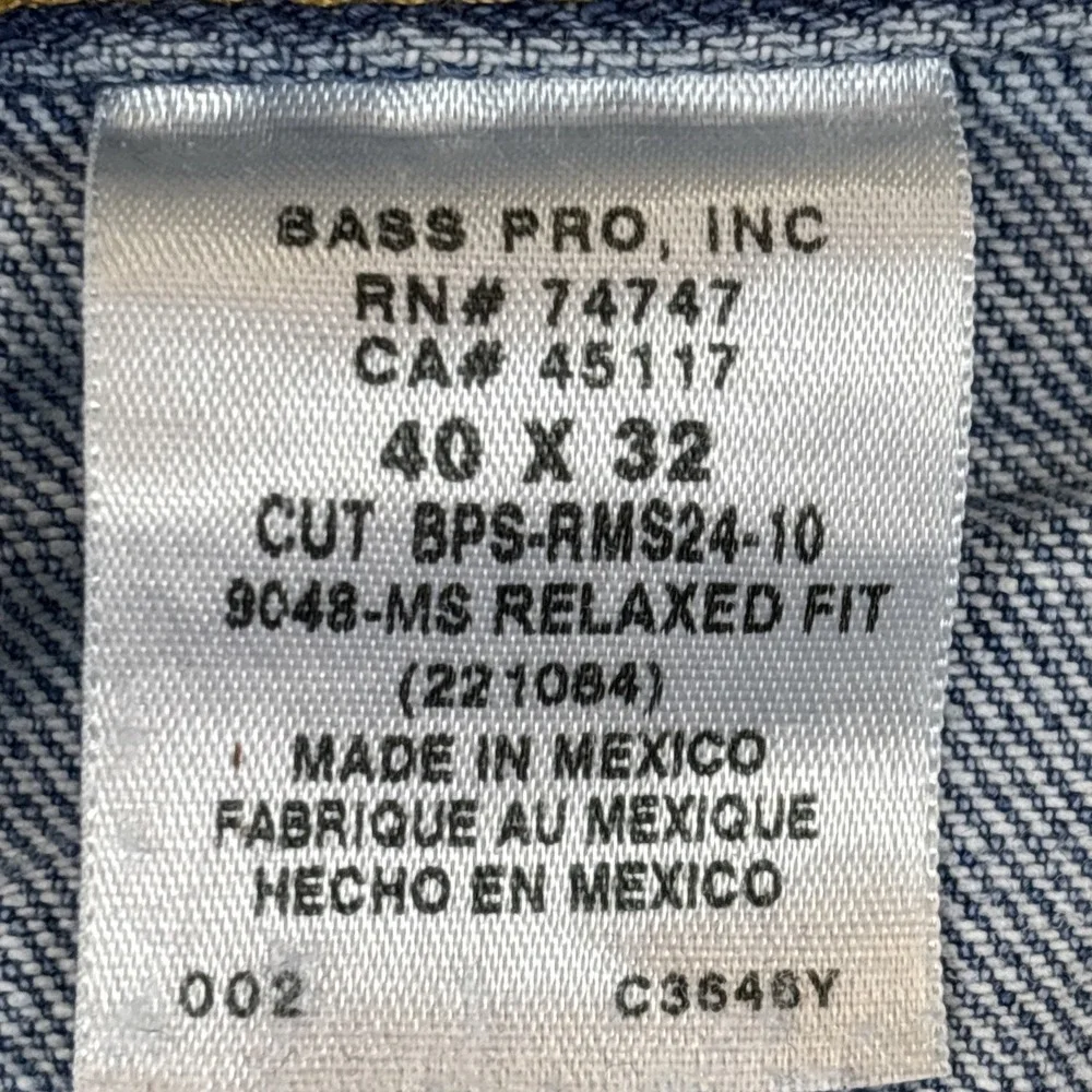 Red Head Relxed Fit Straight Leg Mens Denim Jeans 40x32